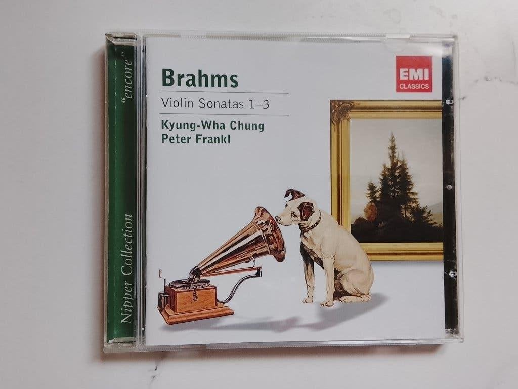 Brahms Violin Sonatas Kyung Wha Chung Peter Frankl EMI, Ophalen of Verzenden, Romantiek, Zo goed als nieuw, Kamermuziek