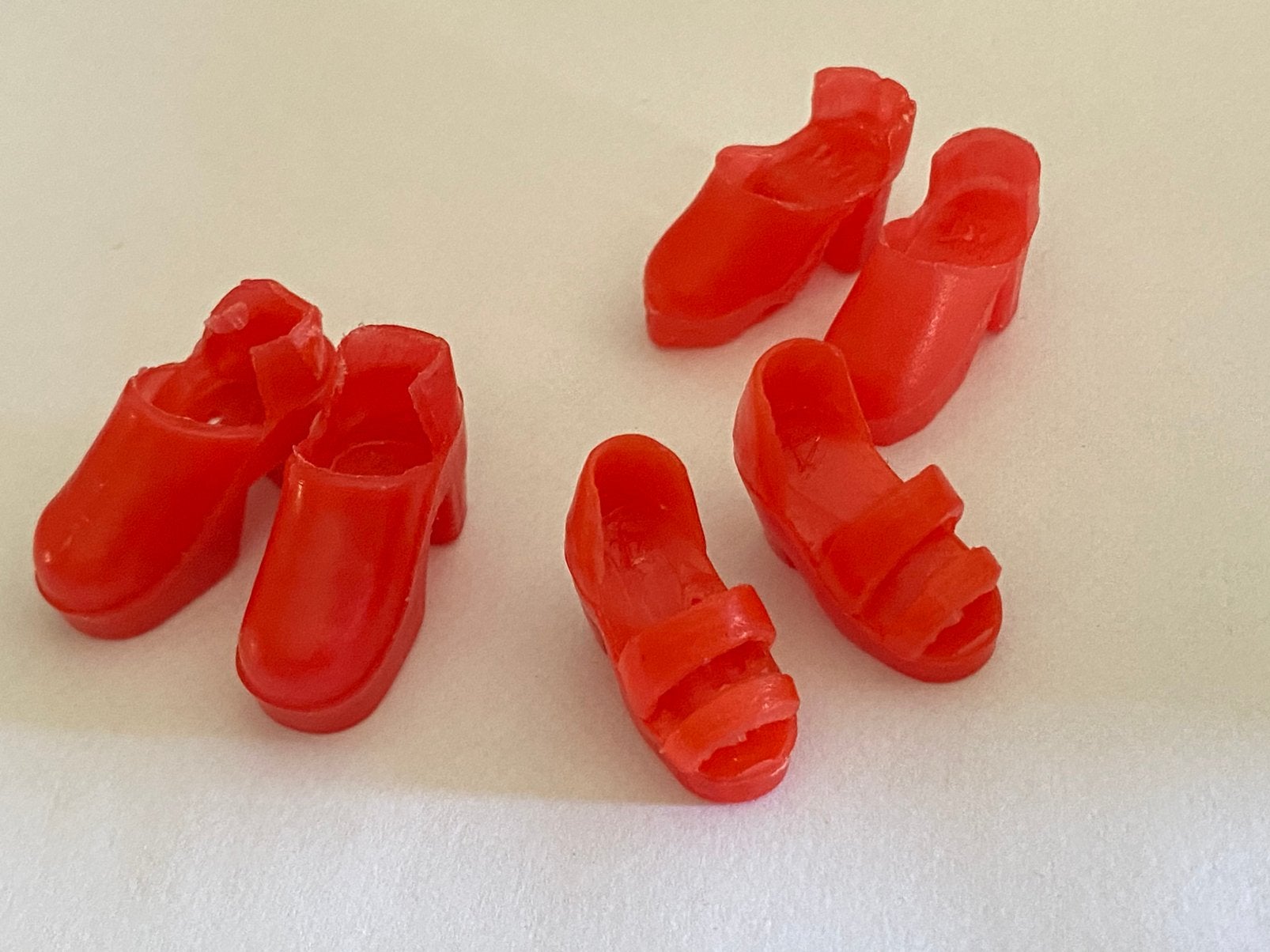 Vintage Daisy Mary Quant 70 s lot schoenen niet Barbie, Verzenden, Gebruikt