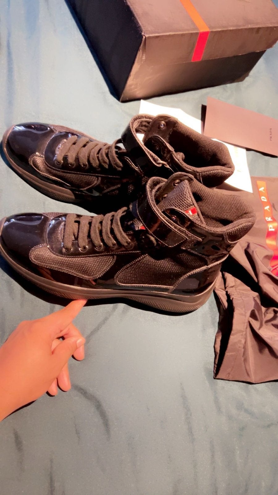 Prada schoenen 44 orgineel, Ophalen of Verzenden, Zo goed als nieuw, Zwart