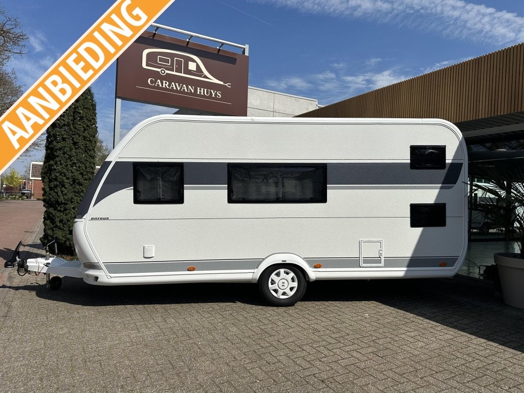 Hobby On Tour 470 KMF Incl. Mover, Dwarsbed, Hobby, Bedrijf, Treinzit