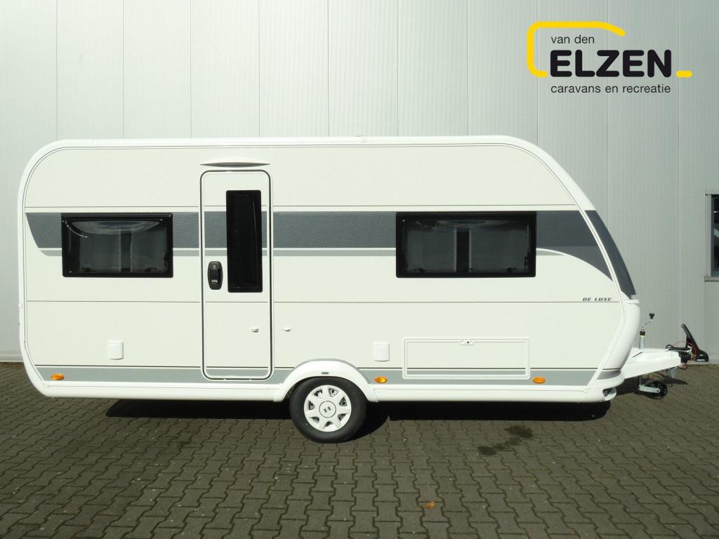 Hobby De Luxe 460 UFE White Edition Actiepakket, Caravans en Kamperen, Caravans, Rondzit, Hobby, Bedrijf, Overige typen