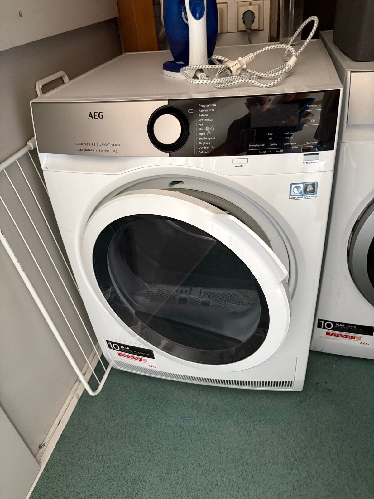 AEG Wasmachine en Droger Set - 3 jaar oud, prima conditie, 8 tot 10 kg, Ophalen, Gebruikt