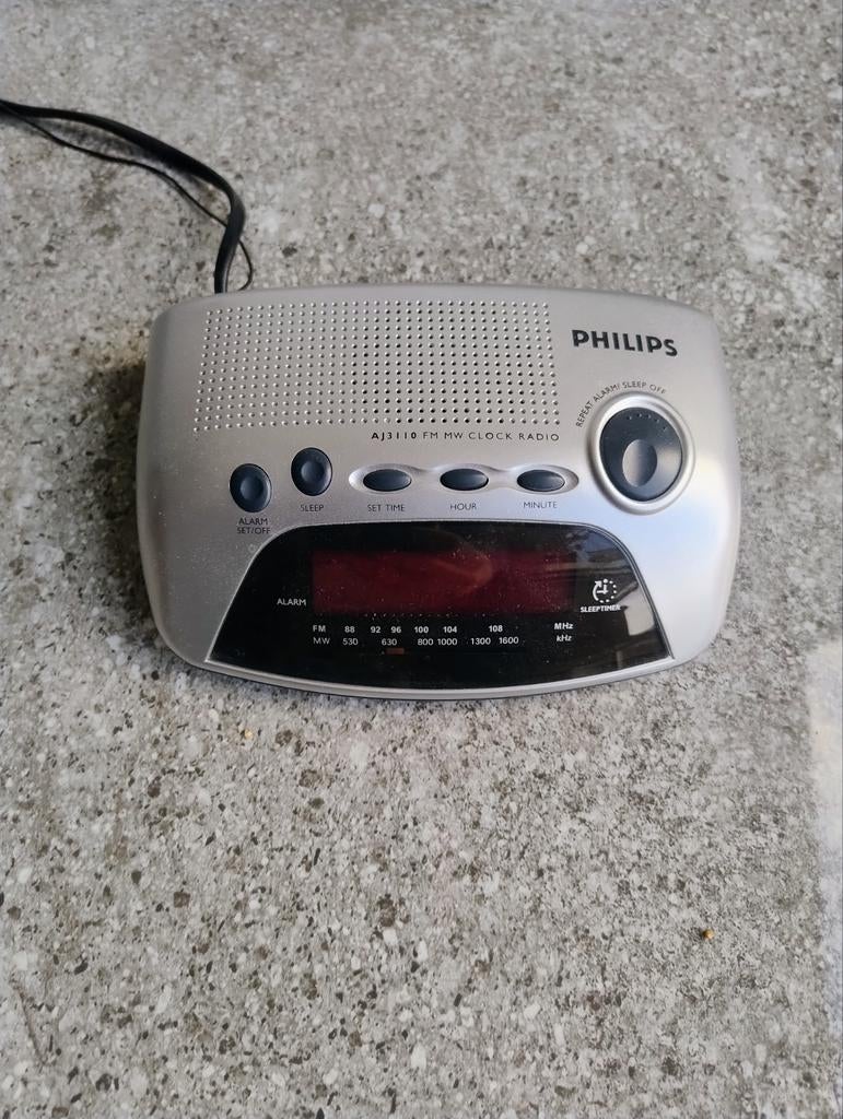 Philips radiowekker, Witgoed en Apparatuur, Wekkers, Ophalen of Verzenden