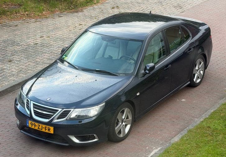 Saab 9-3 1.8t Aero look, 230k NAP, 195 pk, ONK, blauwmtlc., Auto's, Saab, Particulier, Saab 9-3, ABS, Airbags, Airconditioning