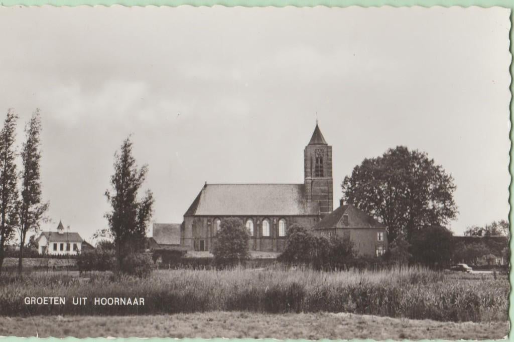 Hoornaar (ZH gem. Molenlanden) Groeten uit..1962, Verzamelen, Verzenden, 1960 tot 1980, Ongelopen, Zuid-Holland