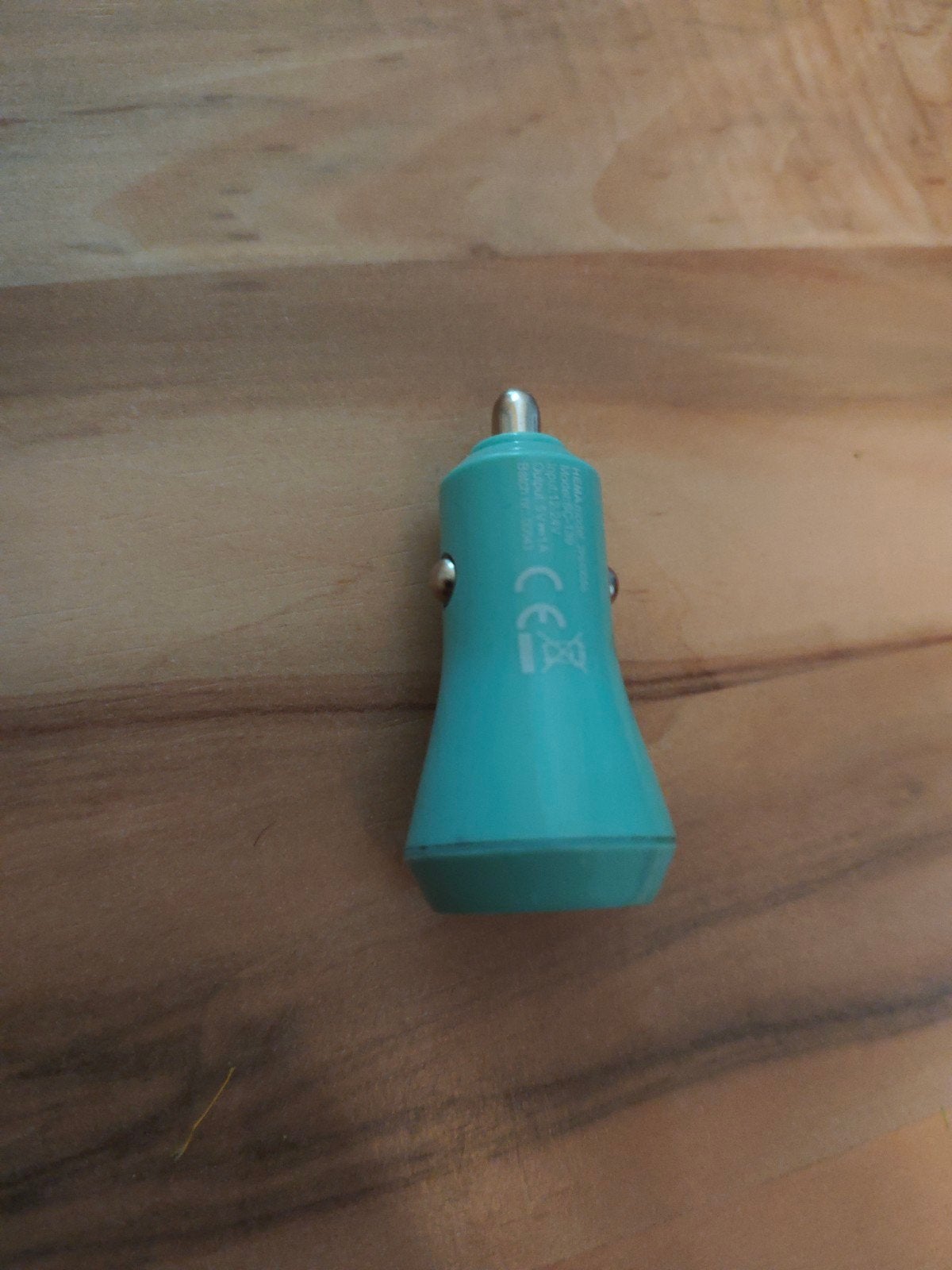 Auto USB Lader - Turquoise, Ophalen of Verzenden, Zo goed als nieuw