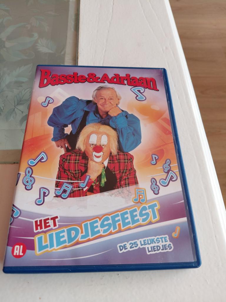 Bassie en Adriaan - Liedjesfeest dvd. 25 leukste liedjes., Alle leeftijden, Ophalen of Verzenden, Zo goed als nieuw, Komedie