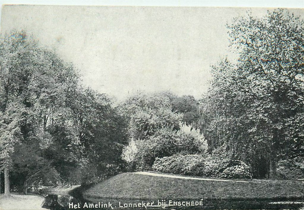 702-091-047 Lonneker Het Amelink, Verzamelen, Ansichtkaarten | Nederland, Overijssel, Voor 1920, Verzenden