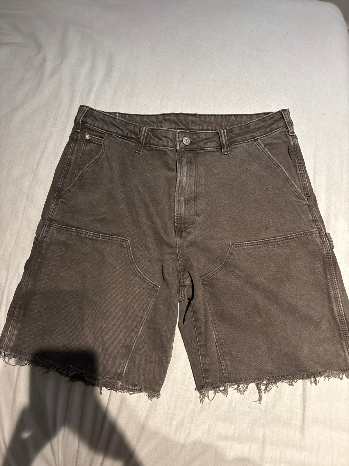 Zara bruine korte broek maat 42, Kleding | Heren, Broeken en Pantalons, Ophalen of Verzenden, Nieuw, Overige maten, Bruin