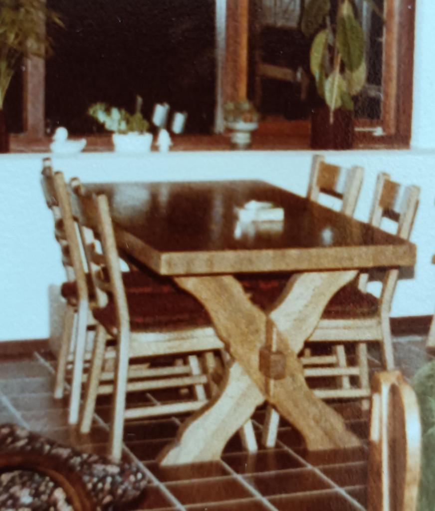 Oisterwijk eiken eethoek met 6 stoelen, Huis en Inrichting, Ophalen, Gebruikt, Landelijk, 4 tot 6 stoelen