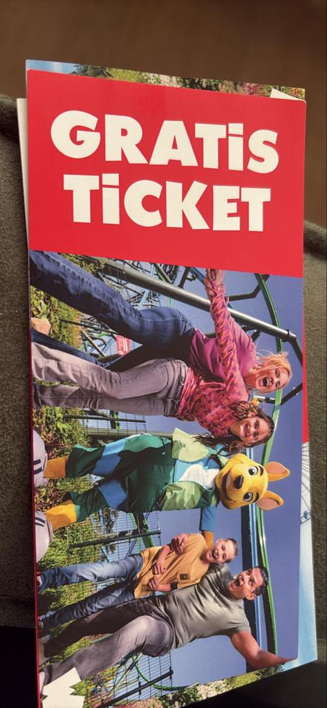 4 x walibi ticket, Tickets en Kaartjes, Twee personen, Ticket of Toegangskaart
