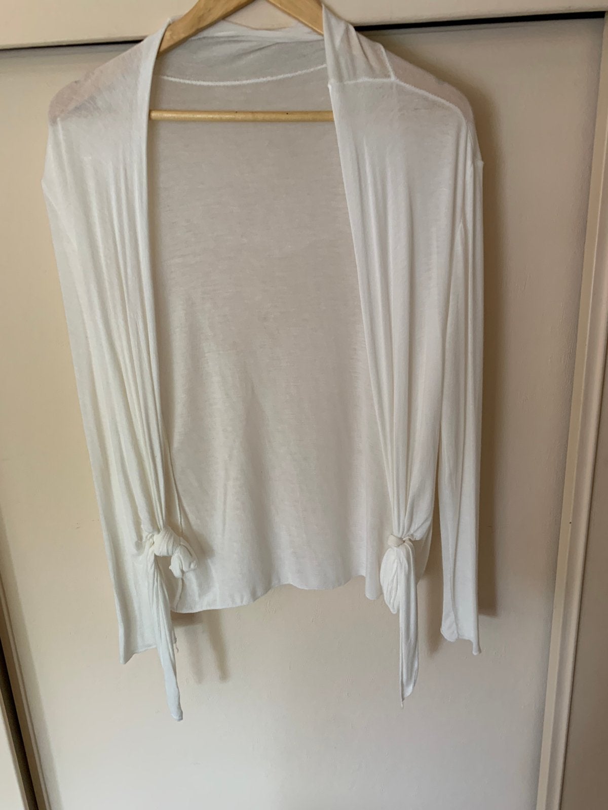 Dun wit vestje maat 40, Ophalen of Verzenden, Gedragen, Maat 38/40 (M), Wit