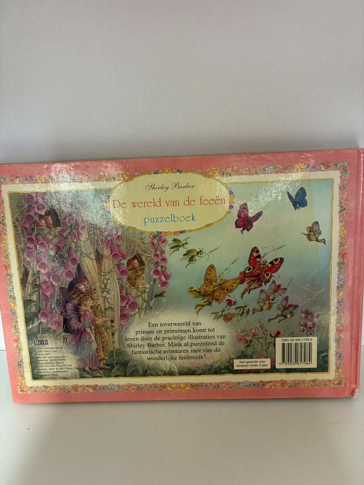 Shirley Barber De wereld van de feeën puzzelboek, Ophalen of Verzenden, Meer dan 50 stukjes, Gebruikt, 6 jaar of ouder