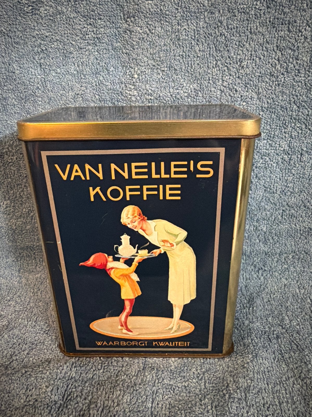 Vintage Van Nelle's Koffie blik - Waarborgt Kwaliteit, Ophalen of Verzenden