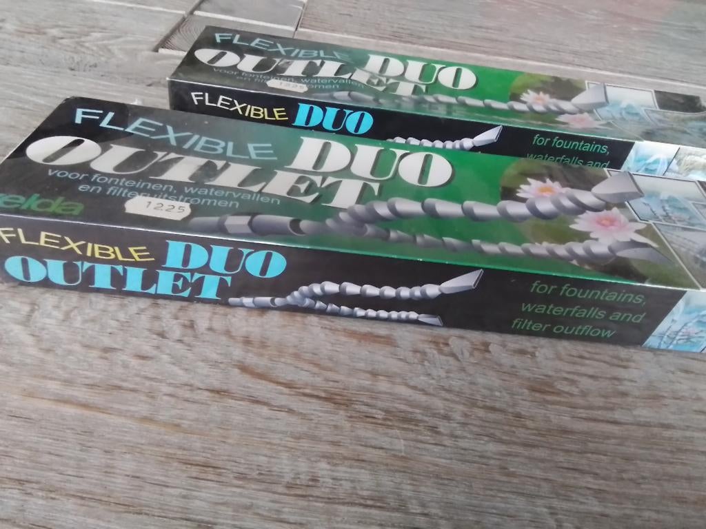 Flexibele DUO OUTLET voor fonteinen en watervallen, Ophalen of Verzenden, Nieuw, Kunststof, Overige typen