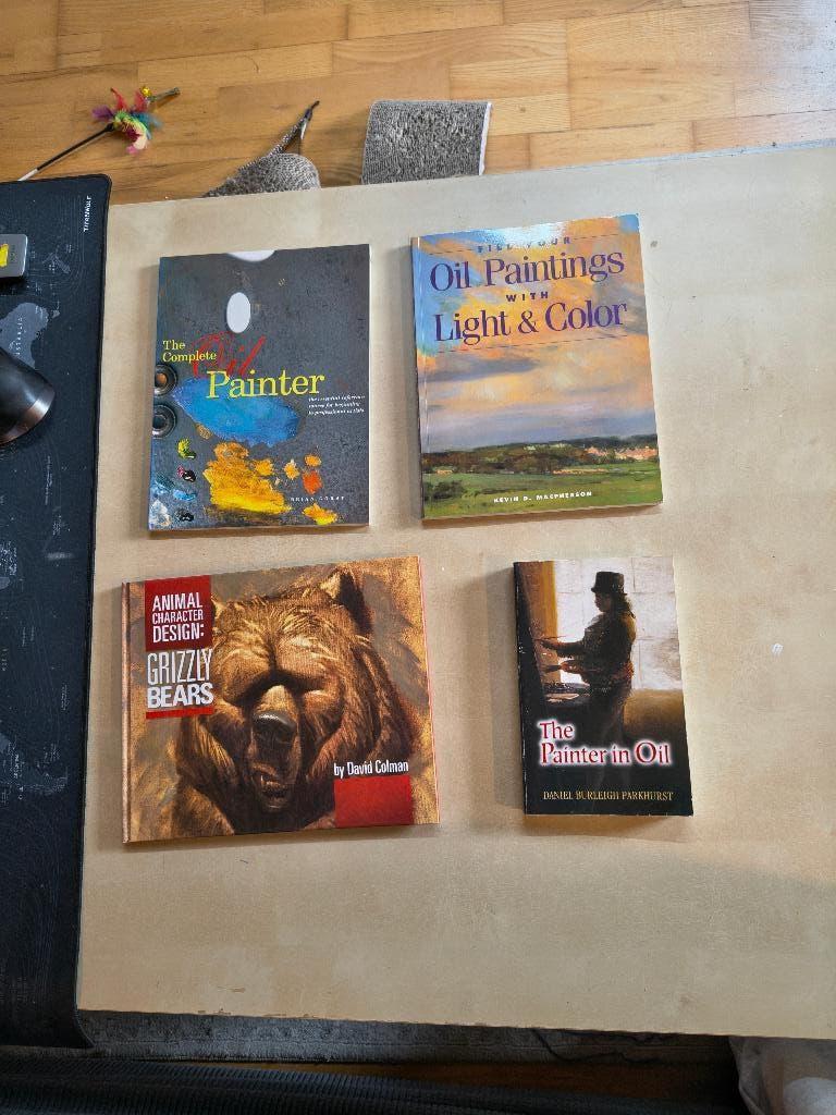 Boeken olieverf schilderen animatie, Boeken, Verzenden, Zo goed als nieuw, Tekenen en Schilderen