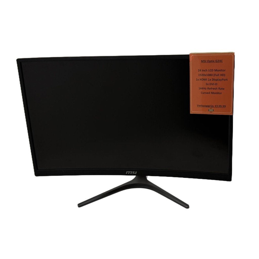 MSI Optix G24C Gaming Monitor | Met garantie, Computers en Software, Monitoren, MSI, IPS, 101 t/m 150 Hz, Toulonselaan 72