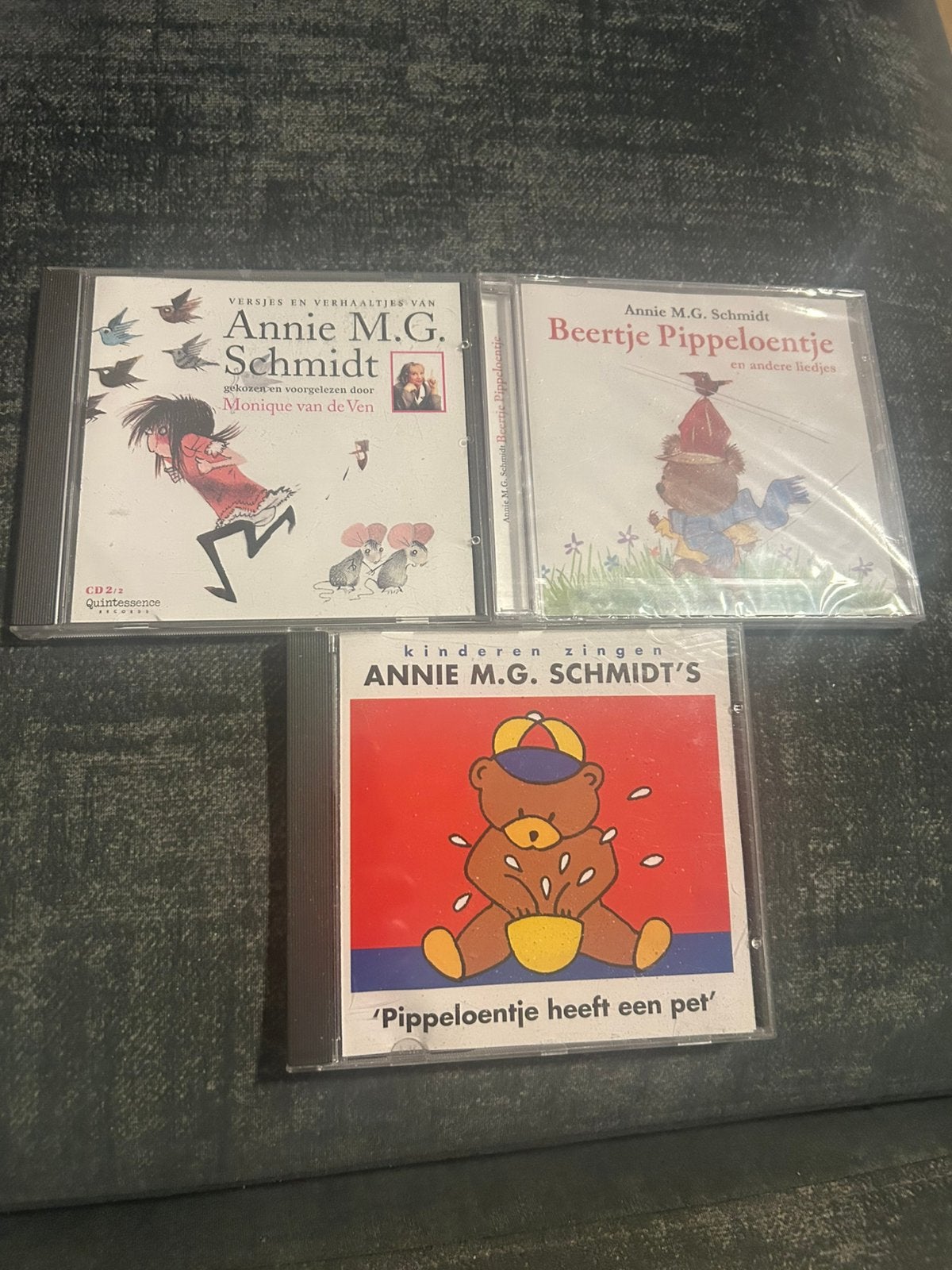 ANNIE M.G. SCHMIDT CD PAKKET (3 stuks) €5,00 incl verzenden, Ophalen of Verzenden, Zo goed als nieuw