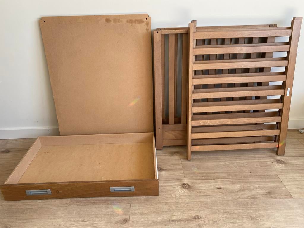 TWF box met lade, matras en laken, Ophalen, Zo goed als nieuw, Overige typen