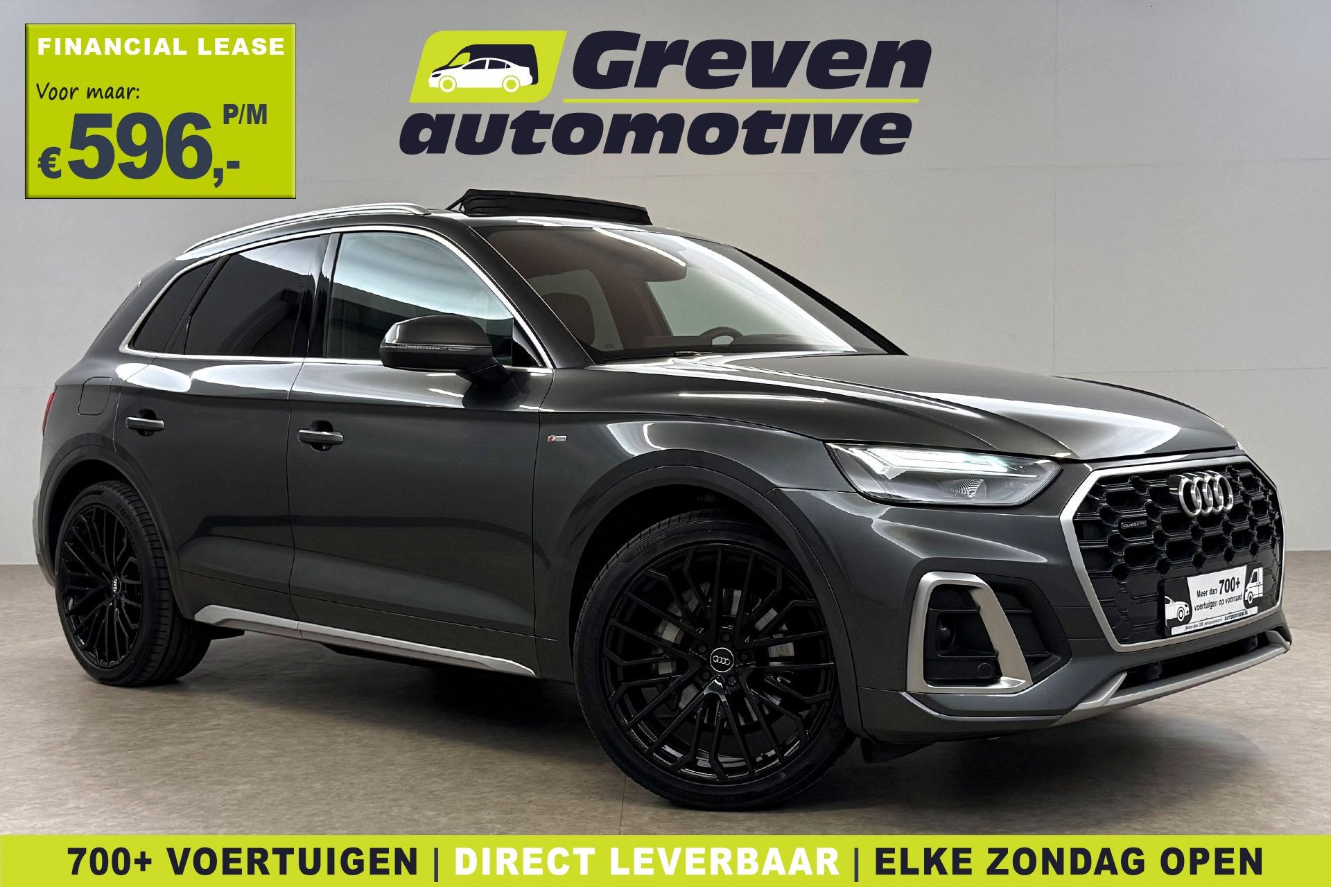 Audi Q5 55 TFSI e Quattro S-Line | Pano | Luchtvering | Virt, Auto's, Audi, Automaat, Achterwielaandrijving, Gebruikt, Euro 6