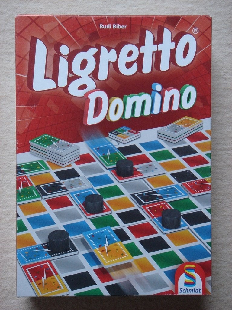LEUK: Ligretto Domino, Hobby en Vrije tijd, Een of twee spelers, Ophalen of Verzenden, Zo goed als nieuw, Schmidt