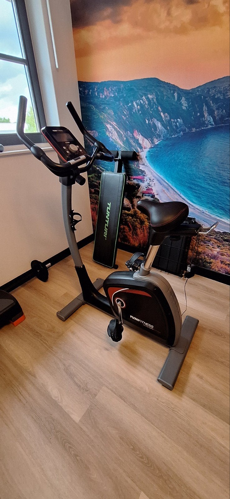 Flowfitness Turner DHT2500 Hometrainer, Ophalen, Gebruikt, Metaal, Benen