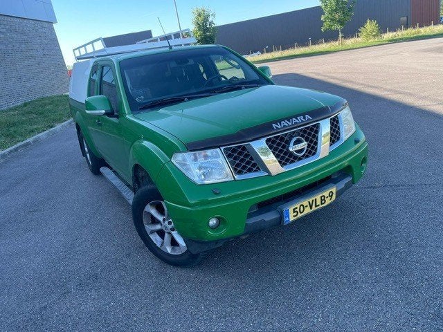 Zeer nette Nissan Navara 2.5 DCI King CAB 4WD 2008, Stof, 4 cilinders, 3000 kg, Origineel Nederlands