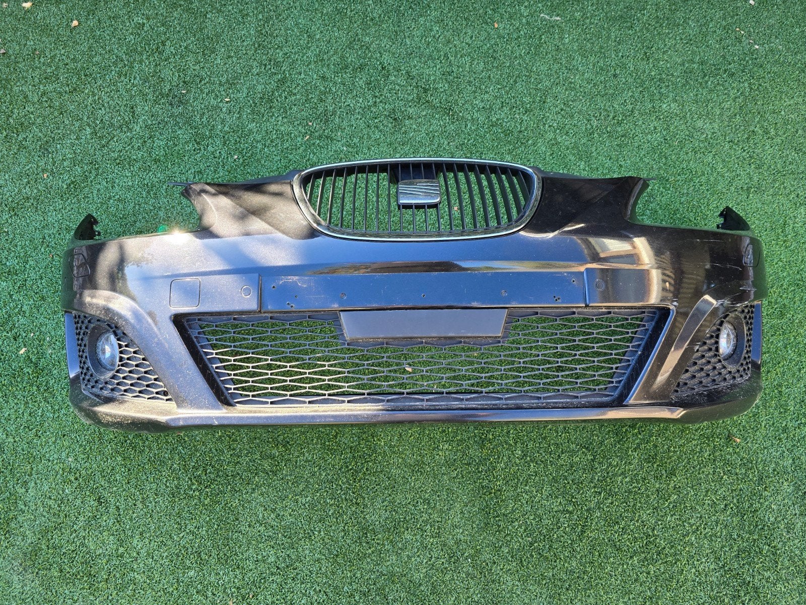 Seat Leon 1P Voor Bumper Facelift Zwart LC9Z Sproeier Sensor, Ophalen, Gebruikt, Voor, Bumper
