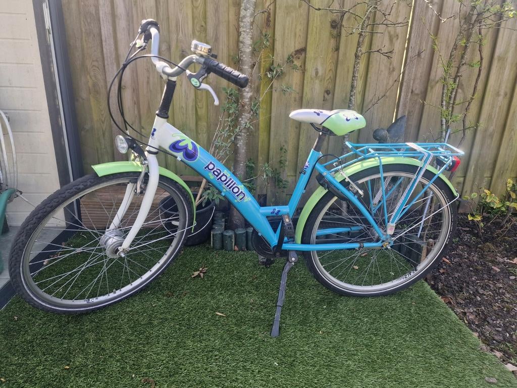 Meisjesfiets Papillon - Lekker snel en in goede staat, Fietsen en Brommers, Fietsen | Meisjes, Ophalen, Papillon, Handrem, Gebruikt