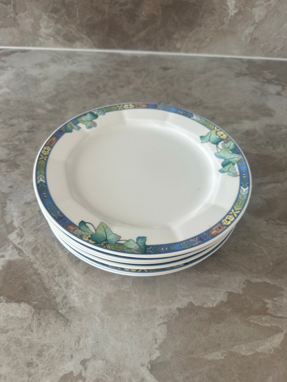 Villeroy & Boch Botanica – 6 ontbijtborden 21 cm, Ophalen of Verzenden, Gebruikt, Villeroy & Boch, Bord(en)