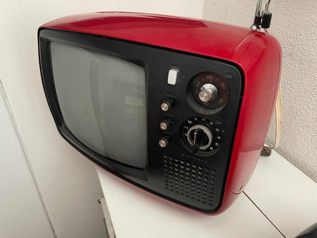 Draagbare TV National retro jaren 70, Audio, Tv en Foto, Vintage Televisies, Ophalen of Verzenden, Gebruikt, Minder dan 40 cm