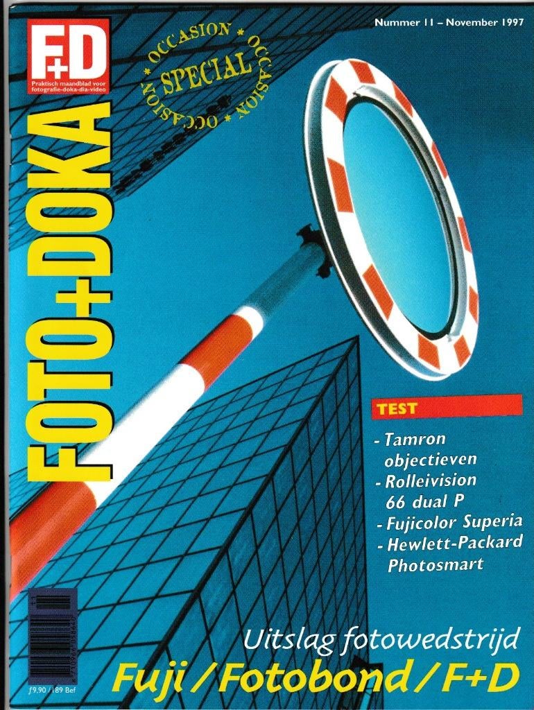 Fotografie Tijdschrift Foto-Doka - November 1997, Ophalen of Verzenden, Zo goed als nieuw