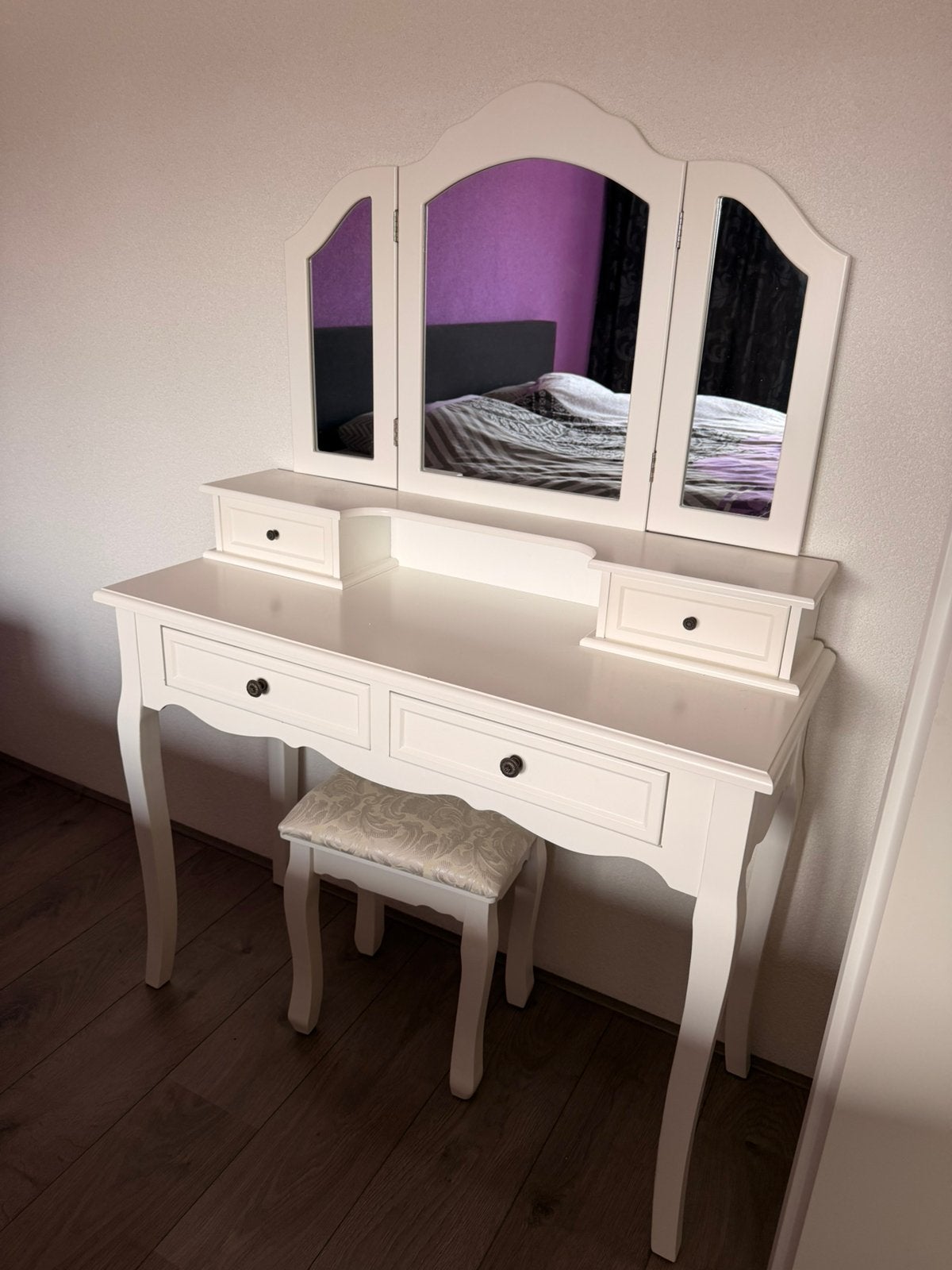 Gratis af te halen - Kaptafel wit, Ophalen, Gebruikt, 100 tot 150 cm, 50 tot 100 cm