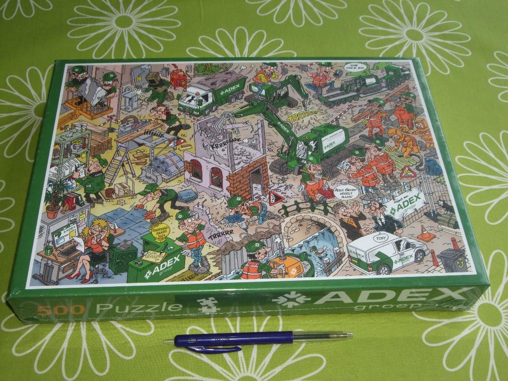 Nieuw in seal: Adex groep Cartoon puzzel - 500 stukjes, Ophalen of Verzenden, 500 t/m 1500 stukjes, Nieuw, Legpuzzel