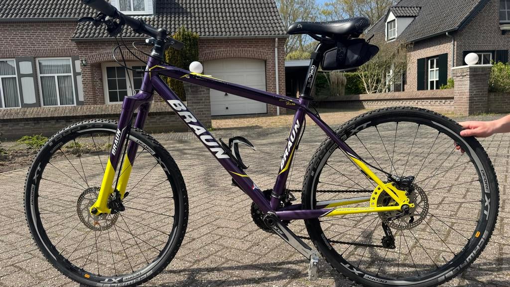 Braun racefiets, Fietsen en Brommers, Fietsen | Racefietsen, Overige merken, Minder dan 10 versnellingen, 26 inch, Aluminium