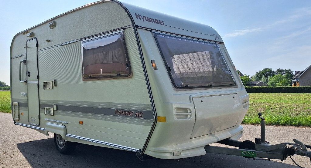 Hylander 410 caravan, Caravans en Kamperen, Caravans, Rondzit, Koelkast, Particulier, Tot en met 4
