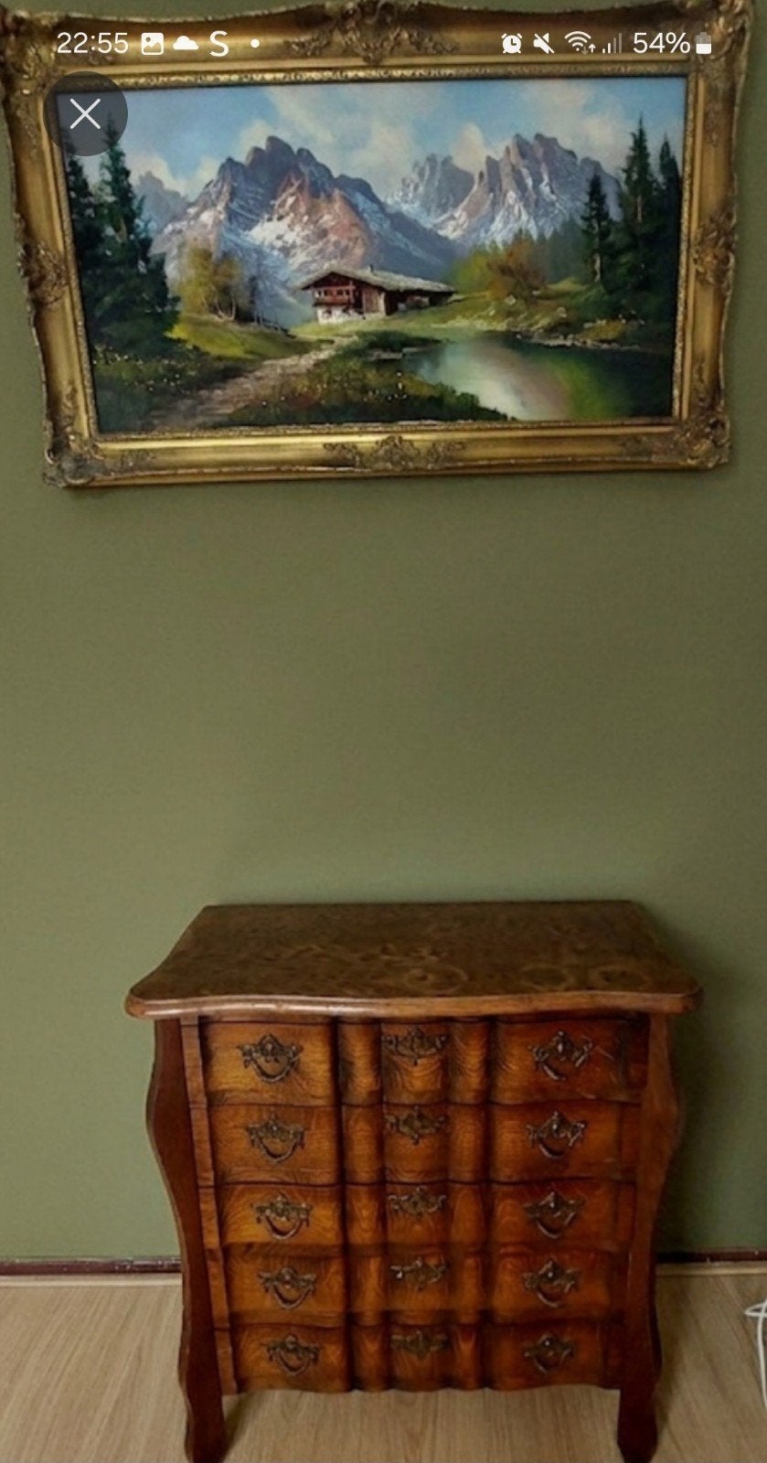 Replica Louis Quinze-stijl kast, begin 20e eeuw, Antiek en Kunst, Ophalen