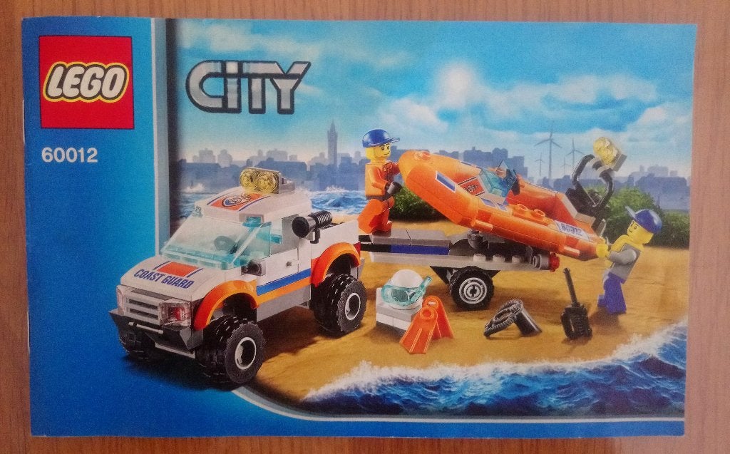 Lego City 60012 - 4x4 wagen met aanhanger en duikersboot, City, Lego, Ophalen of Verzenden, Zo goed als nieuw