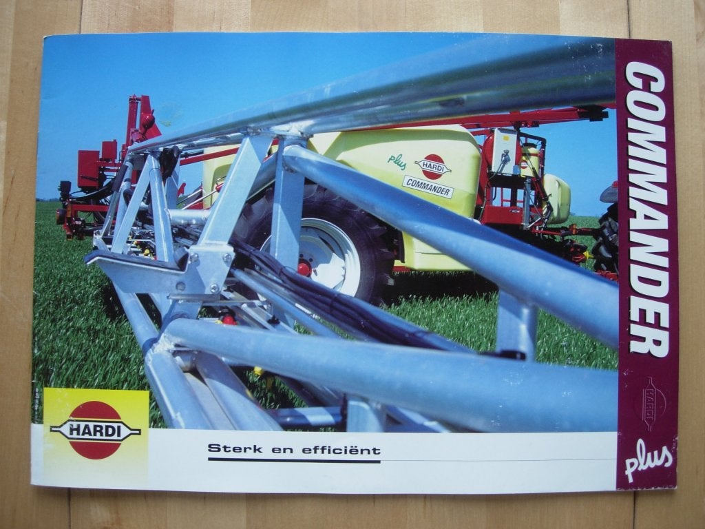 Hardi Commander Landbouwspuit Brochure 2001, Verzenden, Zo goed als nieuw, Hardi