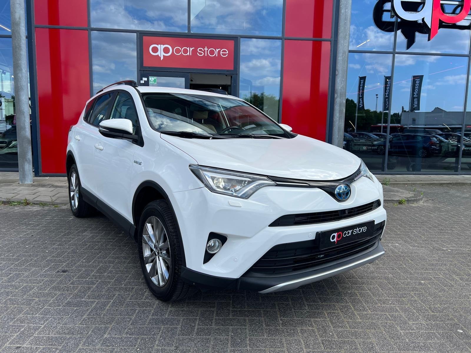 Toyota RAV4 2.5 Hybrid Executive, Gebruikt, Wit, Leder, 155 pk