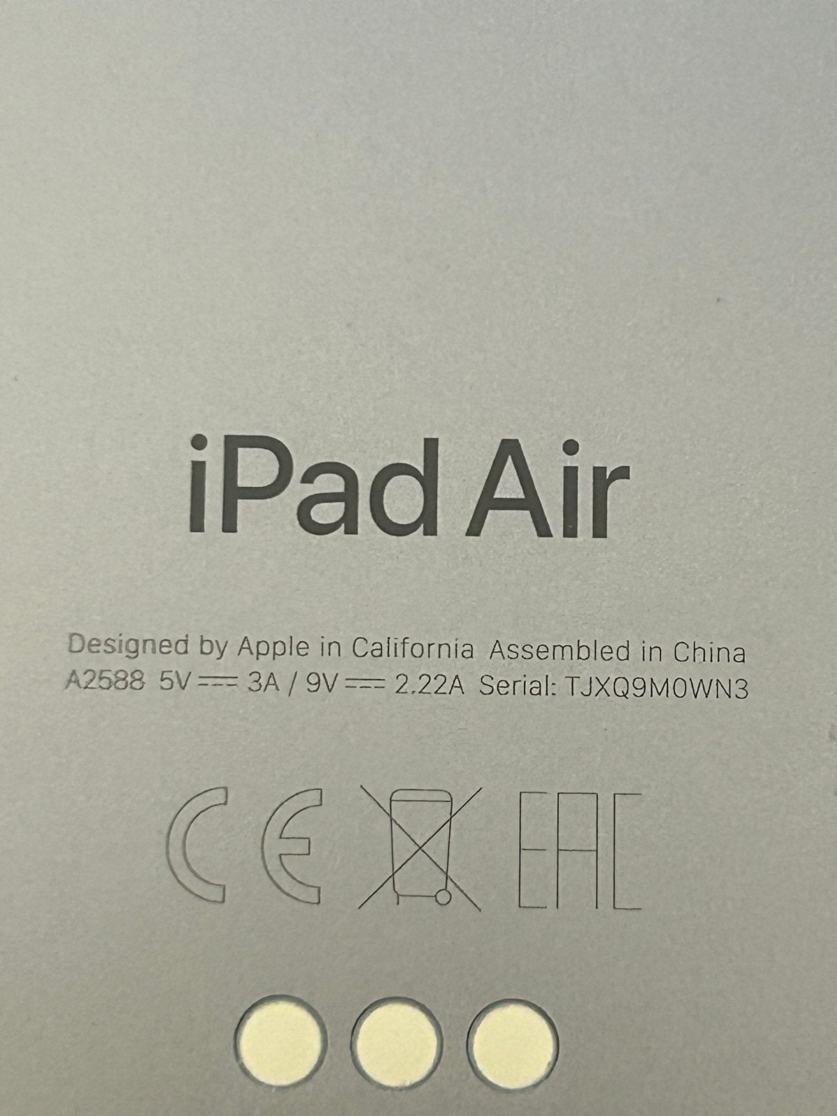 Apple iPad Air (5e generatie) A2588 - Zo goed als nieuw, Computers en Software, Ophalen of Verzenden, Zo goed als nieuw, Apple iPad Air