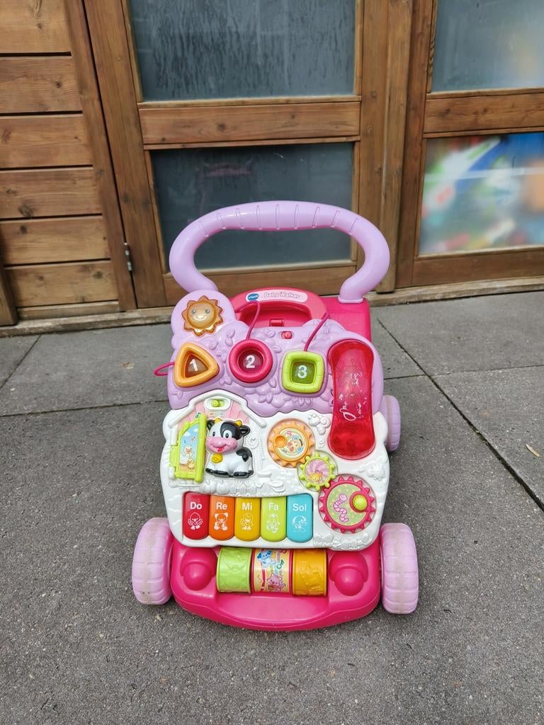 VTech Baby Walker - Roze loopwagen met geluid en licht, Ophalen, Gebruikt, Overige typen, Met licht