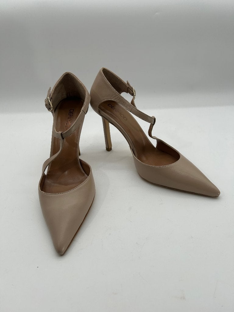Derimod maat 39  stijlvolle beige pumps met kruisbandjes, Verzenden, Beige, Nieuw, Schoenen met hoge hakken