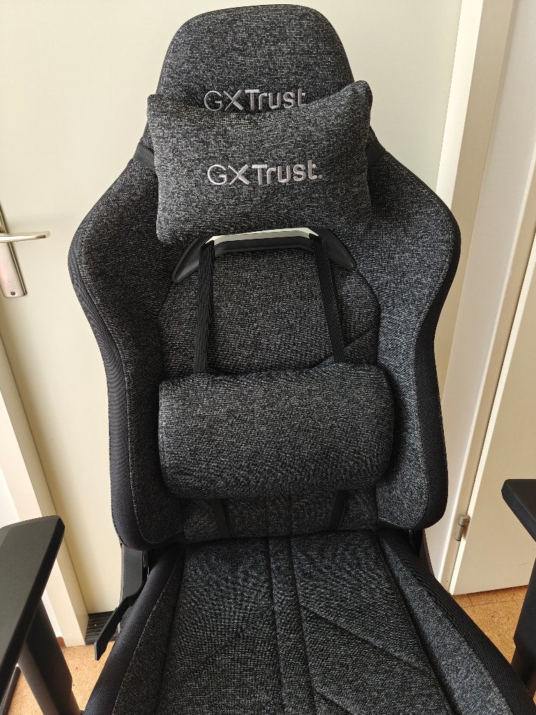 ZGAN - Trust GXT Ruya Fabric Gaming Chair / stoel, Ophalen, Gaming bureaustoel, Zwart, Zo goed als nieuw