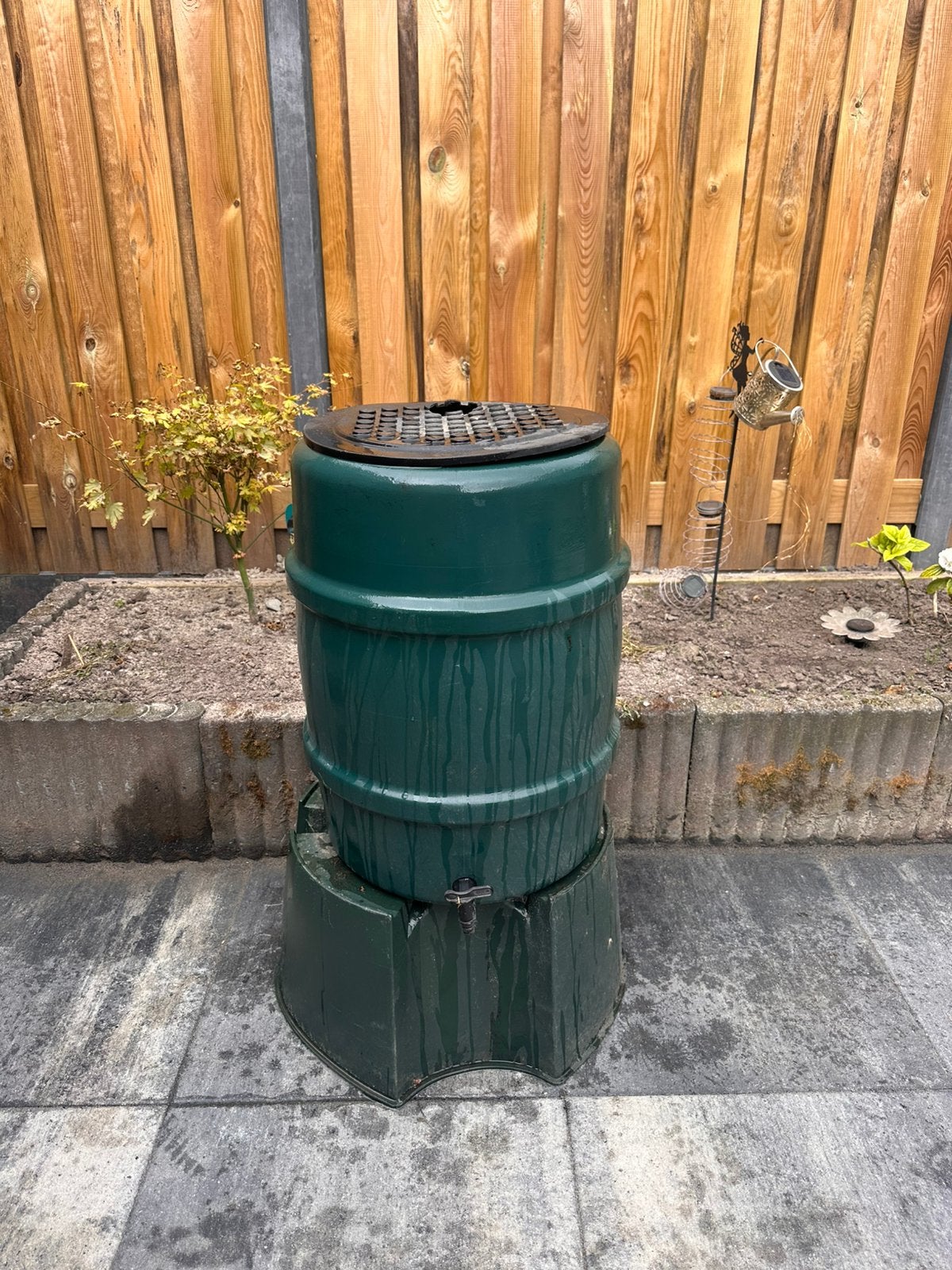 Regenton, Tuin en Terras, Regentonnen, Ophalen, Kunststof, Gebruikt, Met kraantje