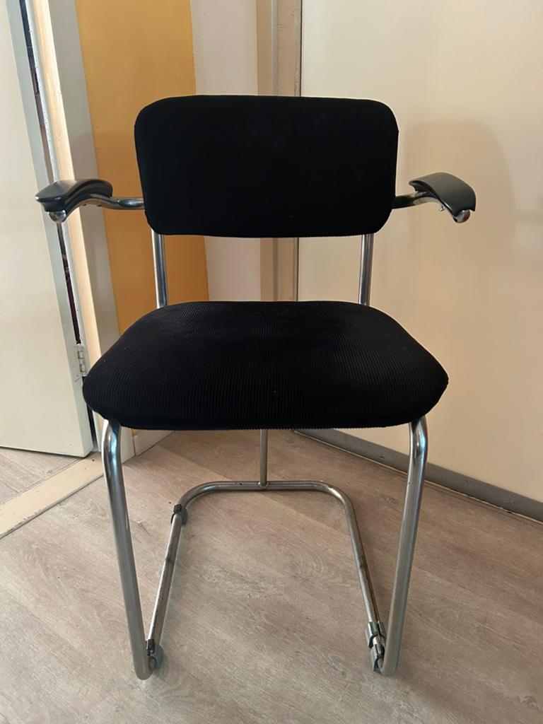 Design stoel Gispen, Ophalen, Gebruikt, Wit, Eén