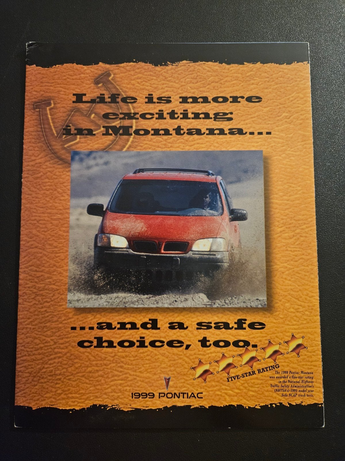 Brochure Pontiac Montana 1999 USA, Ophalen of Verzenden, Zo goed als nieuw, Overige merken