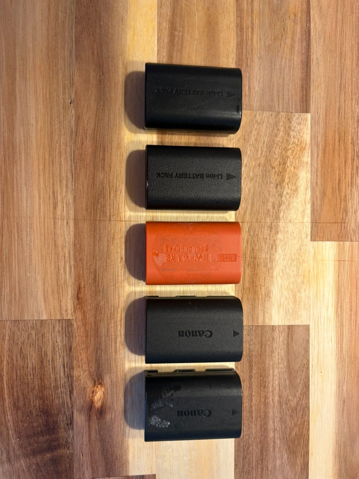 Canon batterij 5x, Ophalen of Verzenden, Zo goed als nieuw