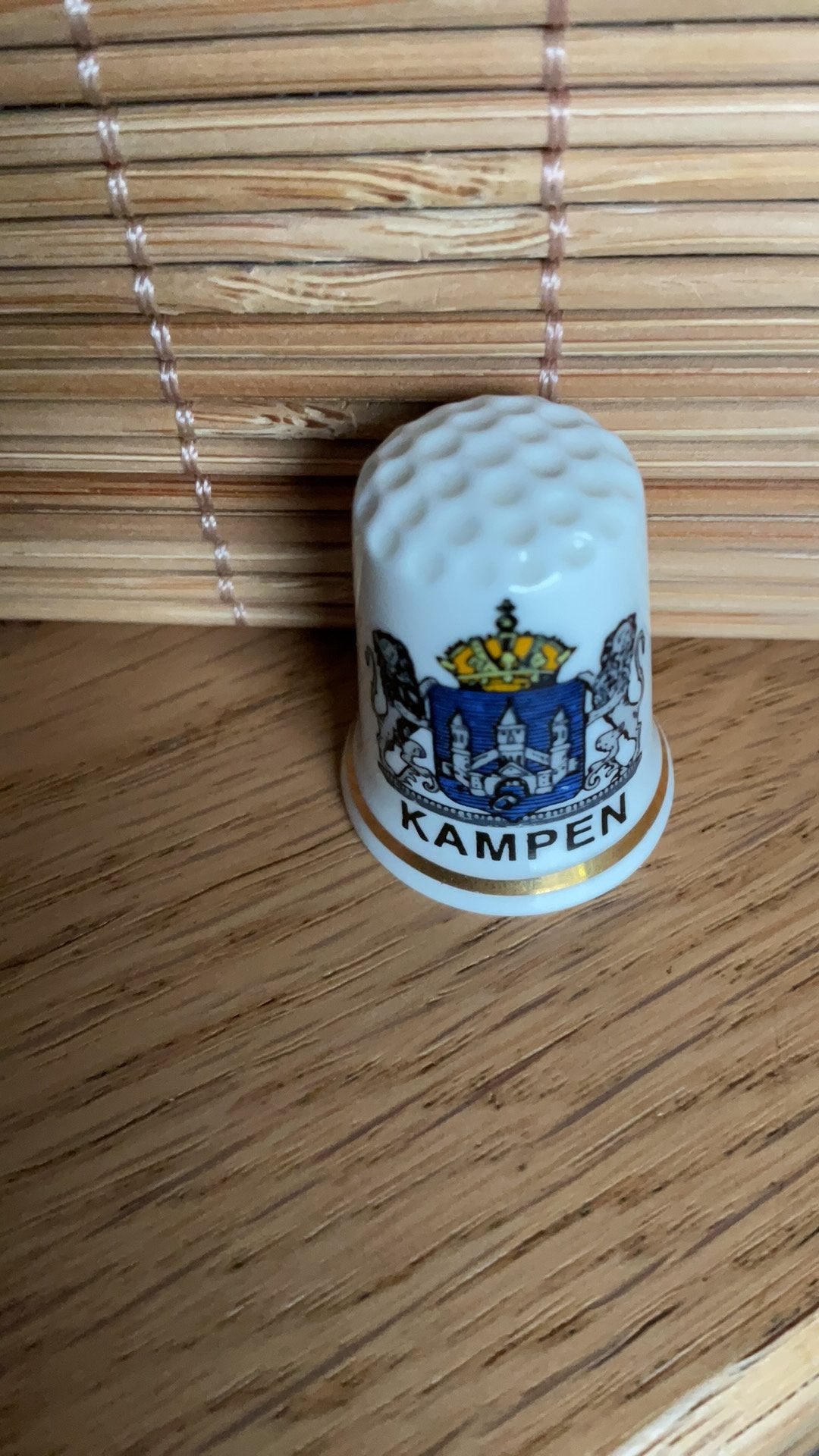 Kampen vingerhoed vingerhoedje vingerhoedjes vingerhoeden, Verzenden, Nieuw, Porselein, Nederland