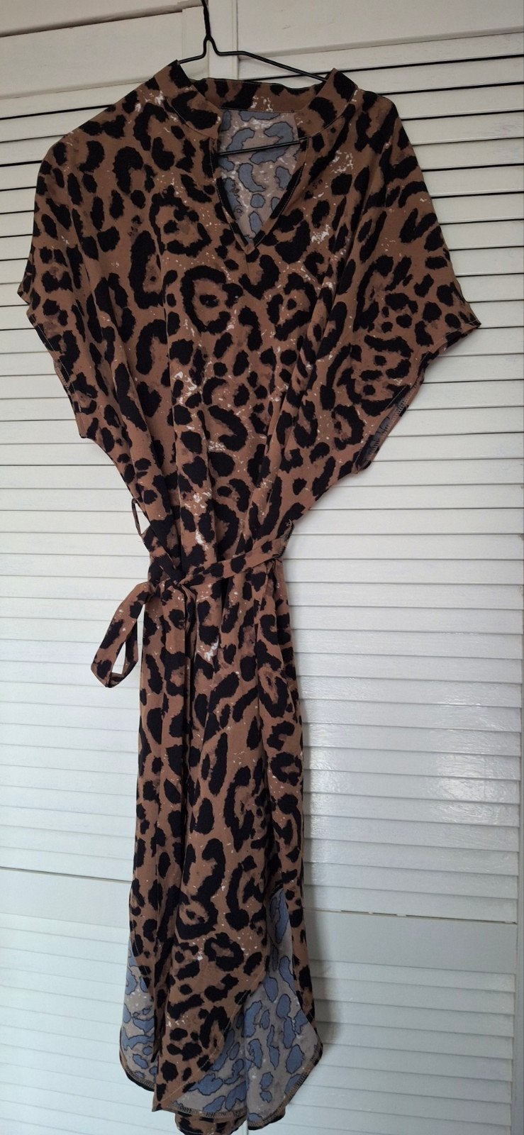 Shein Curve Luipaardprint Jurk Maat 3XL, Kleding | Dames, Meerkleurig, Maat 46/48 (XL) of groter, Ophalen of Verzenden, Zo goed als nieuw